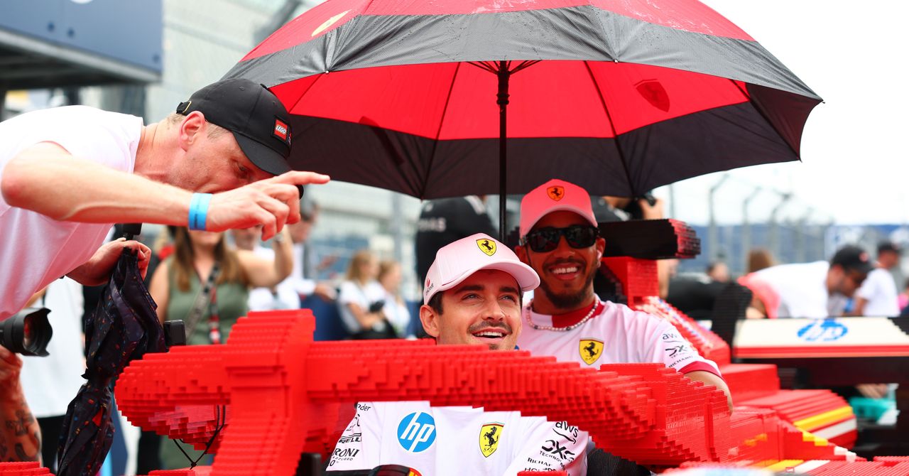 Formula 1 Drivers Just Hit the Track in These Full-Sized Lego Cars