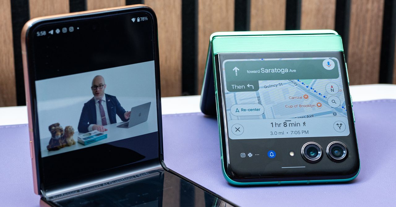 Motorola’s Razr Ultra and Razr Are Gorgeous Folding Phones With a Few Imperfections