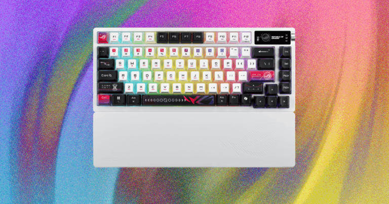 I Surprisingly Can’t Get Enough of the Space-Age Looks of This Asus Gaming Keyboard