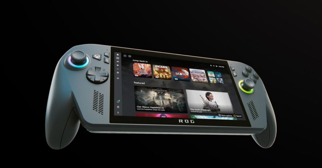 Microsoft Finally Gets Into the Handheld Game With ROG Xbox Ally