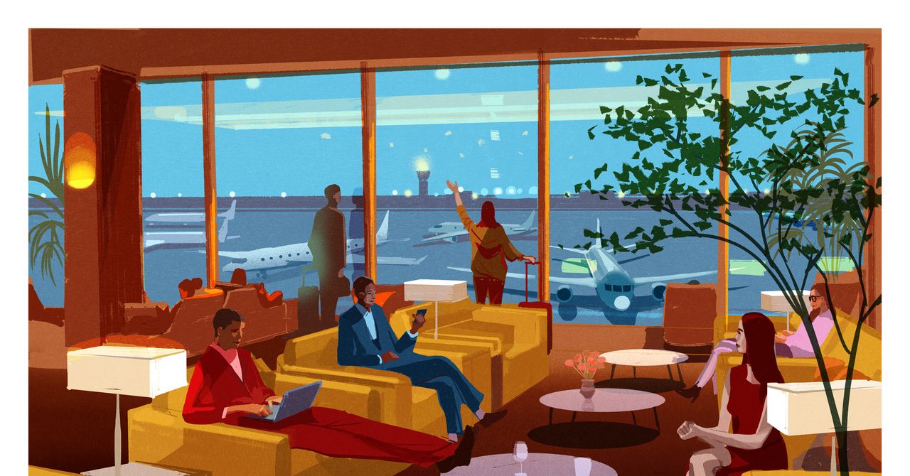 Airport Lounges Are Sexy Again—if You Can Get In
