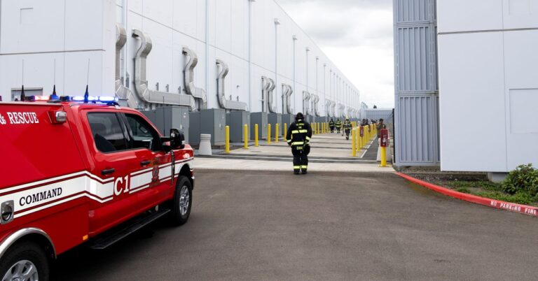 X Data Center Fire in Oregon Started Inside Power Cabinet, Authorities Say