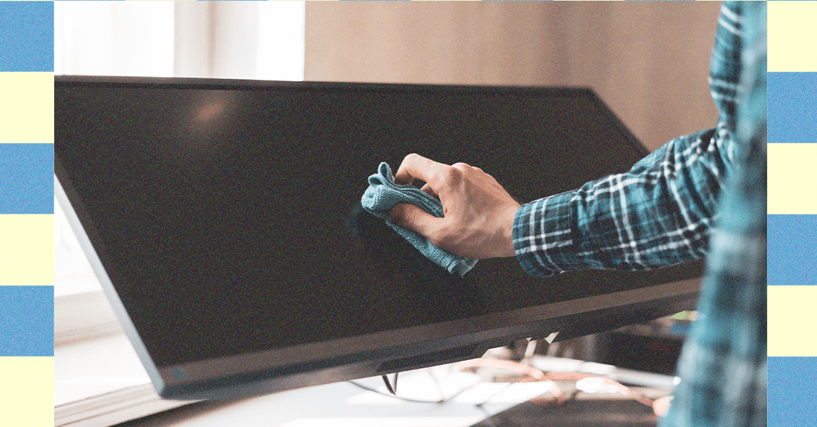 Wipe That Sneeze: How to Clean a TV Screen or Computer Monitor