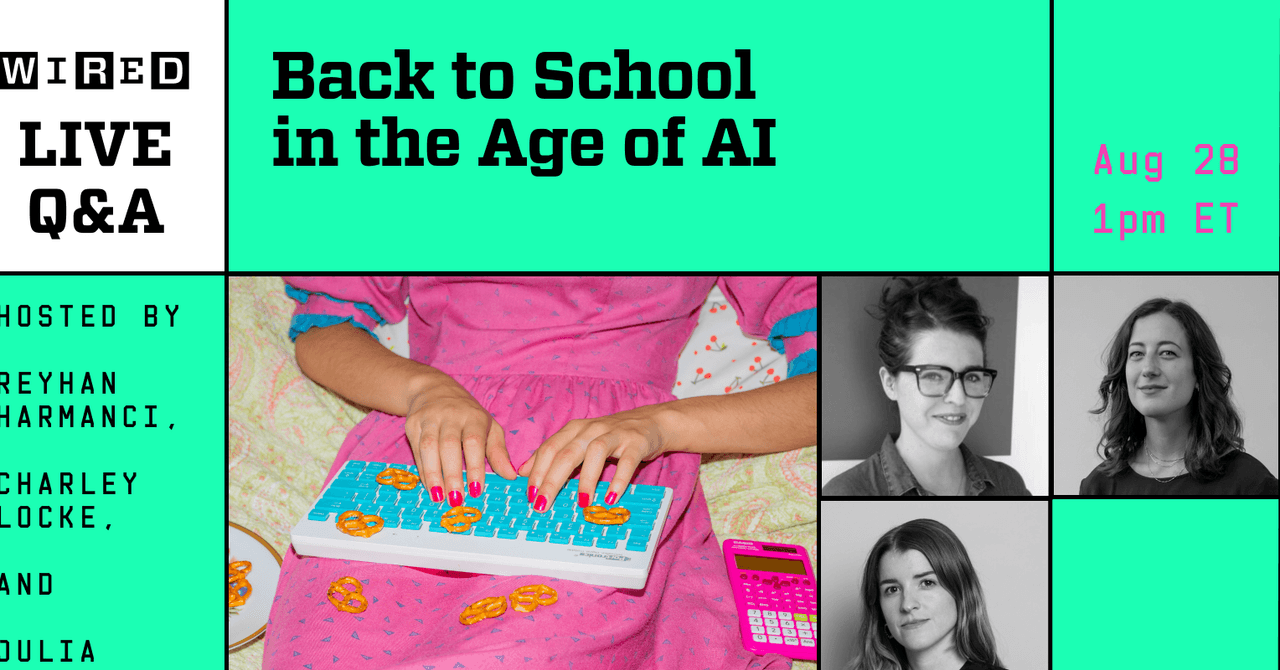 Join Our Next Livestream: Back to School in the Age of AI
