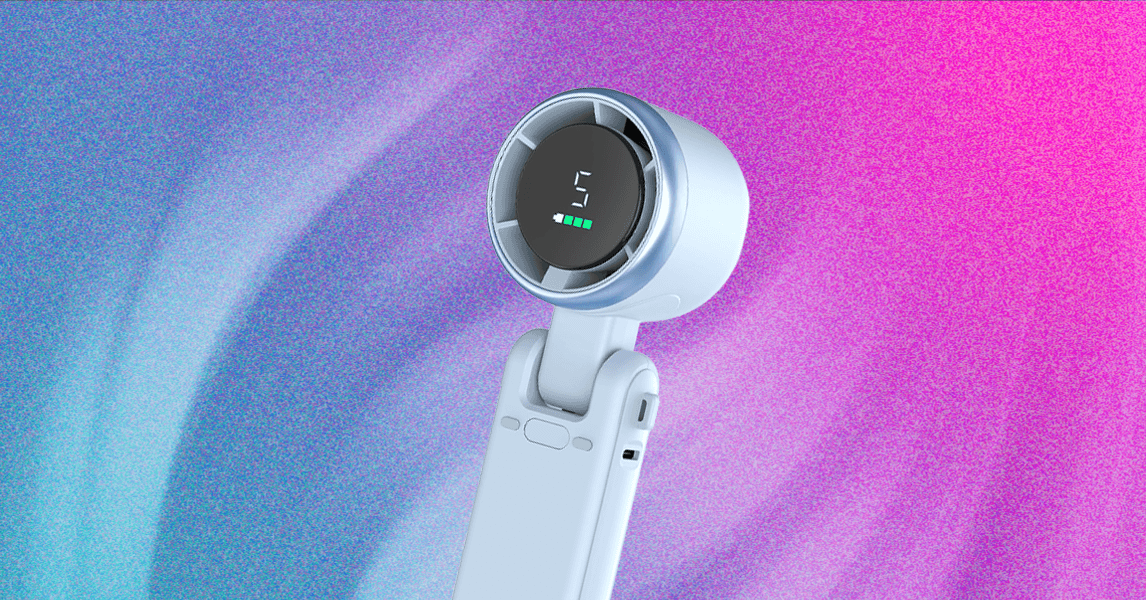 Keep a Handheld Fan In Your Pocket to Stay Cool Wherever You Go