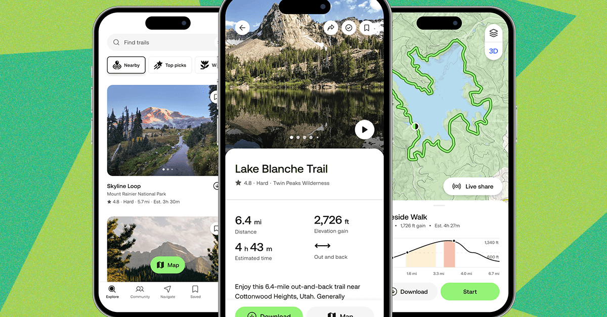 AllTrails Offers Route Planning and 3D Previews of Your Next Hiking Adventure