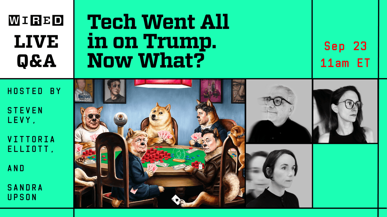 Livestream: Tech Went All In on Trump. Now What?