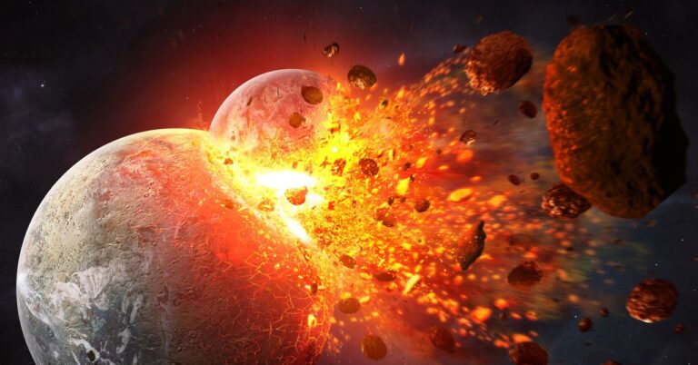 A Collision With Another Planet Could Have Allowed for Life on Earth