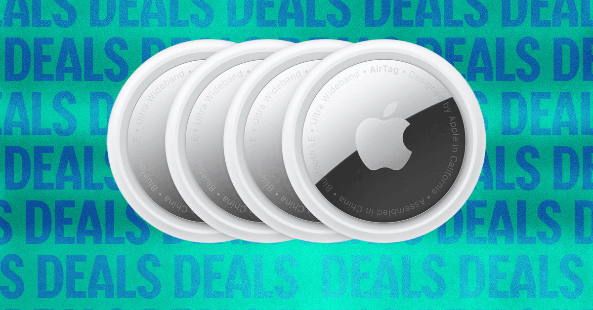 You Can Get 4 Apple Airtags for $65 Right Now